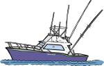 Fishing Boat freehand drawings