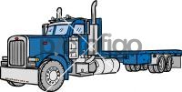 Flatbed TruckFreehand Image