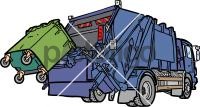 Garbage TruckFreehand Image