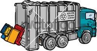 Garbage TruckFreehand Image