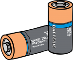 Batteries freehand drawings