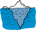 Iceberg freehand drawings