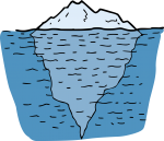 Iceberg freehand drawings