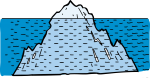 Iceberg freehand drawings