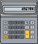 Calculators freehand drawings