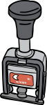 Numbering Machines freehand drawings