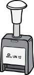 Numbering Machines freehand drawings