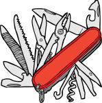 Swiss Knives freehand drawings