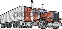 Eighteen WheelerFreehand Image