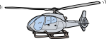 Helicopter freehand drawings