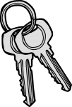 Keys freehand drawings