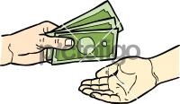 Money transferFreehand Image