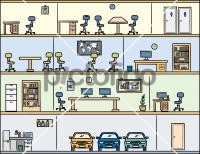 Office Cross Section