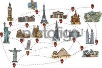 World TravelFreehand Image