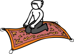 Magic Carpet freehand drawings