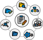 Project Management freehand drawings